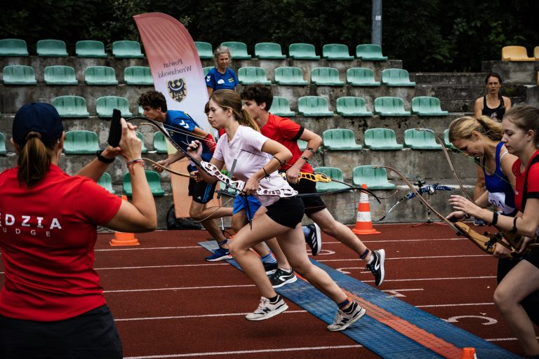 zawody run-archery 2024 Kąty Wrocławskie