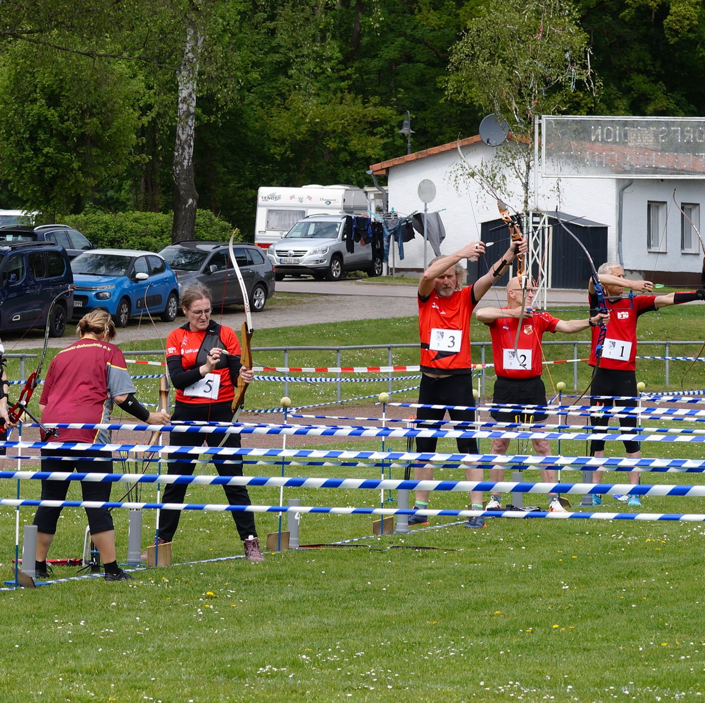 Start mastersów run archery w klasie standard