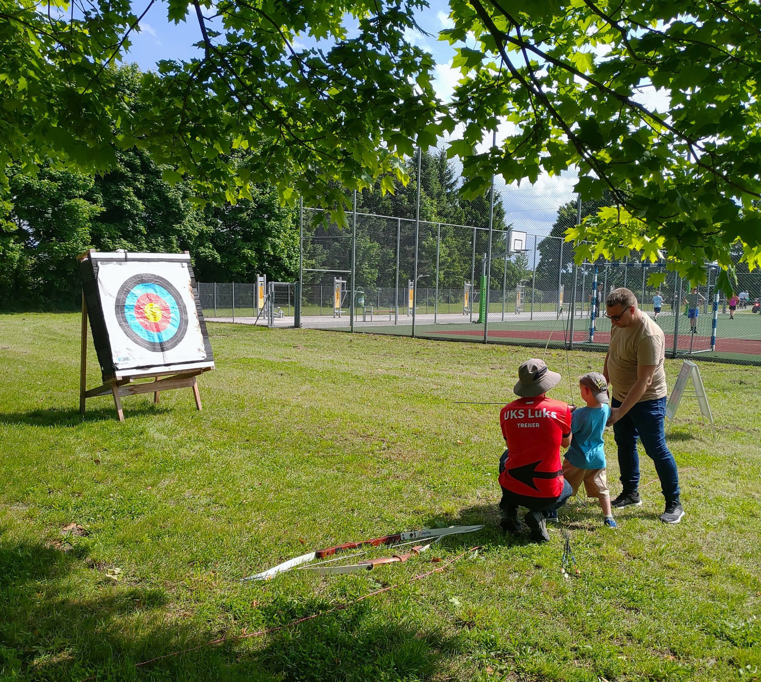 UKS-Luks-w-Mietkowie trening otwarty łucznictwa w Mietkowie