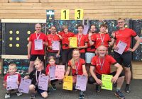 Drużyna UKS Luks z medalami czeskiej rundy Pucharu
