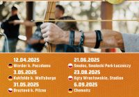 plakat Pucharu Trzech Narodów Run Archery 2025